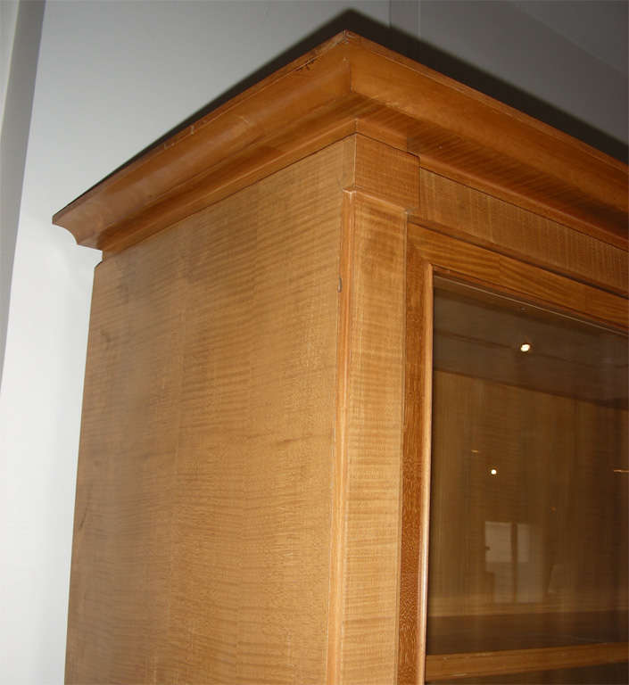 Sycamore Neoclassic Vitrine by Andre Arbus For Sale 4