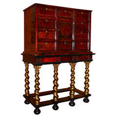a very luxurious Flemish cabinet Louis XIV