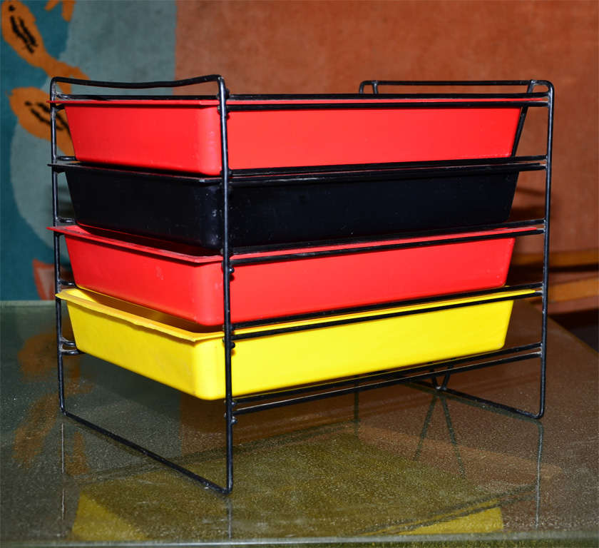 French 1950s Storage Rack by Charlotte Perriand For Sale