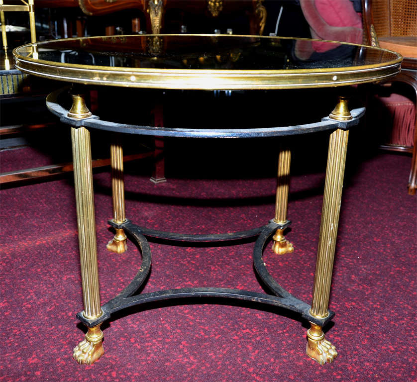 Late 20th Century 1970's Coffee Table in the Style of Maison Jansen