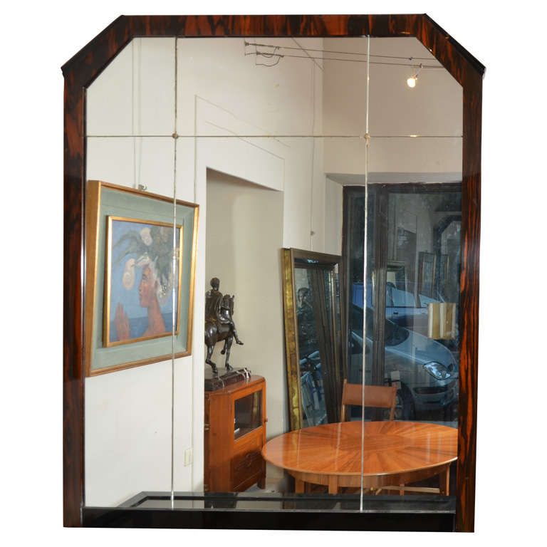 Big French Art Deco Mirror For Sale