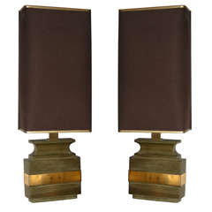 Two 1950-1960 sconces by Maison Baguès