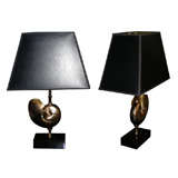 A Pair of Lamps Nautilus