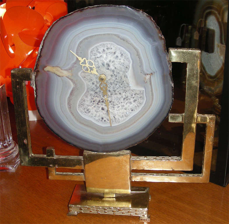 Small 1970-1980 Mantle Clock by Jacques Duval-Brasseur