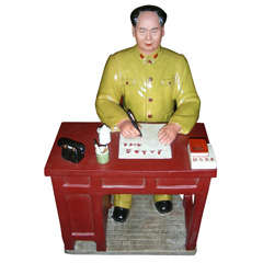 1960s Ceramic Statuette of Mao Tse Tung