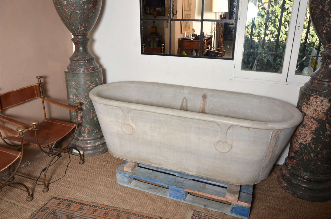 20th Century Marble Bathtub