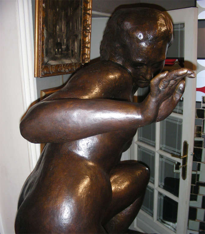 Contemporary Bronze Statue of a 