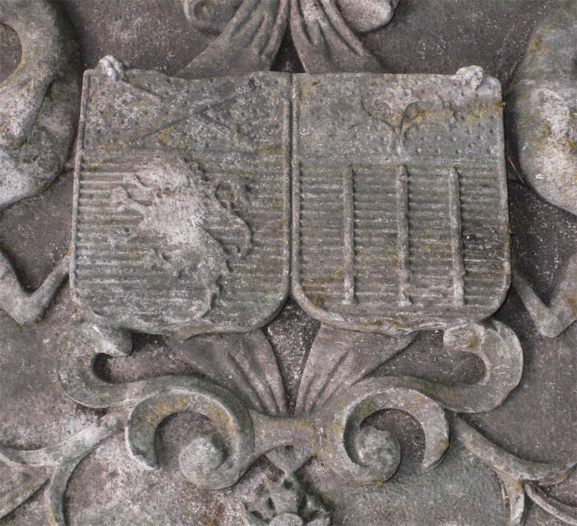17th Century Frieze with Coat of Arms From a French Château 2