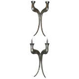 Two End of 1970s Early 1980s Sconces attribued to Carlos Penafiel
