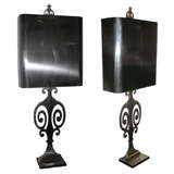 Two 1960-1970 Lamps Signed Maison Charles
