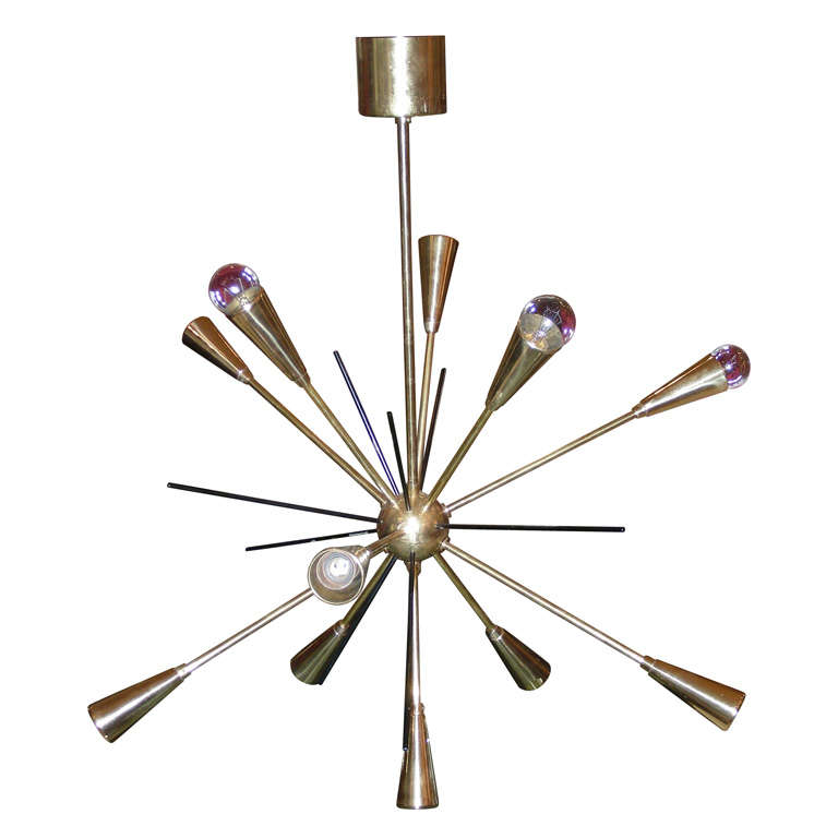 1950s Chandelier by Stilnovo For Sale