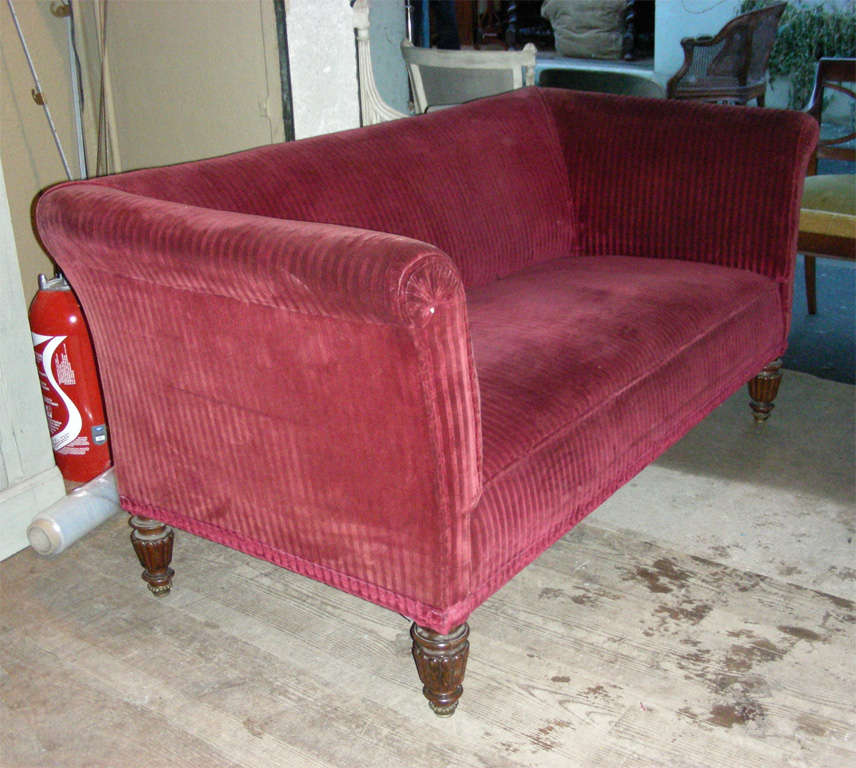 English End of 19th Century Small Sofa For Sale