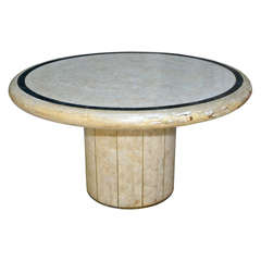 Round stone Table from Karl Springer
