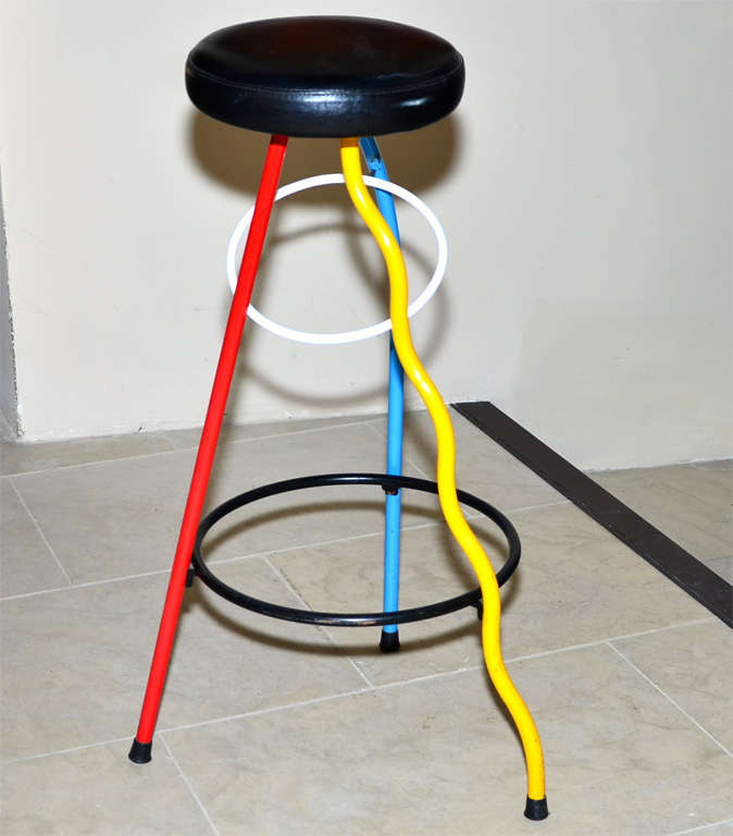 pair of 'Duplex' bar stool, For Sale 1