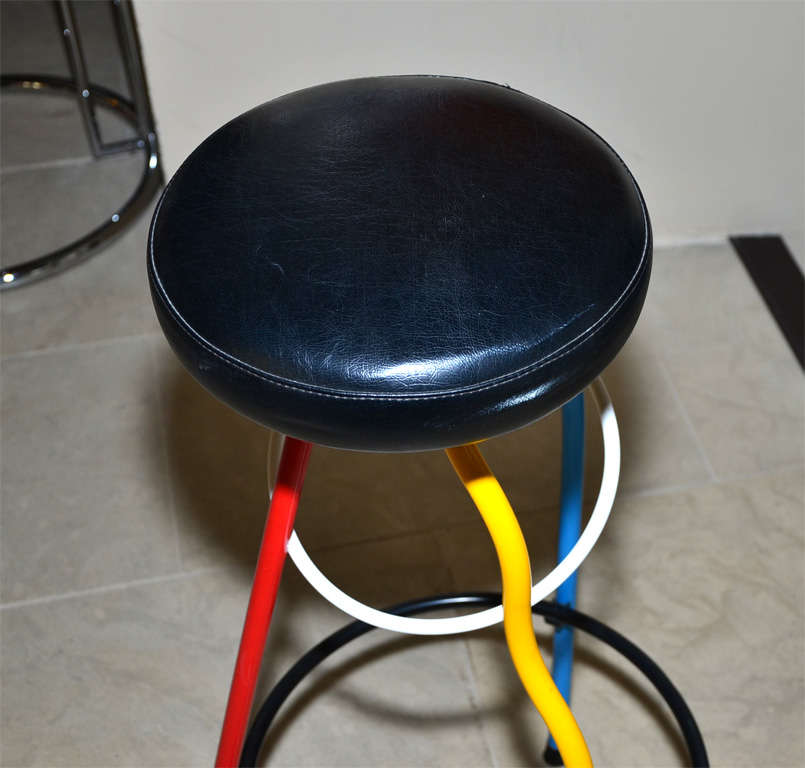 pair of 'Duplex' bar stool, For Sale 3