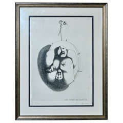 Etching By Oleg Tselkov (born 1934)