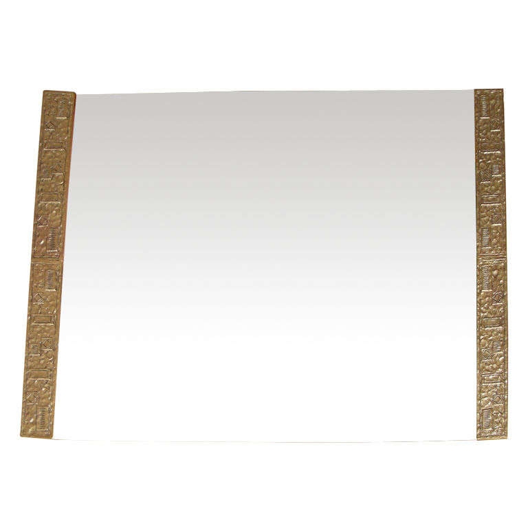 Mirror Mounted on Lacquered Wood by Brotto For Sale at 1stDibs Mirror Mounted on Lacquered Wood by Brotto