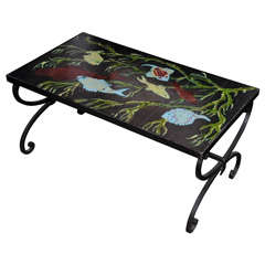 1950-1960 Coffee Table by Charles Dudouyt for "La Gentilhommière"