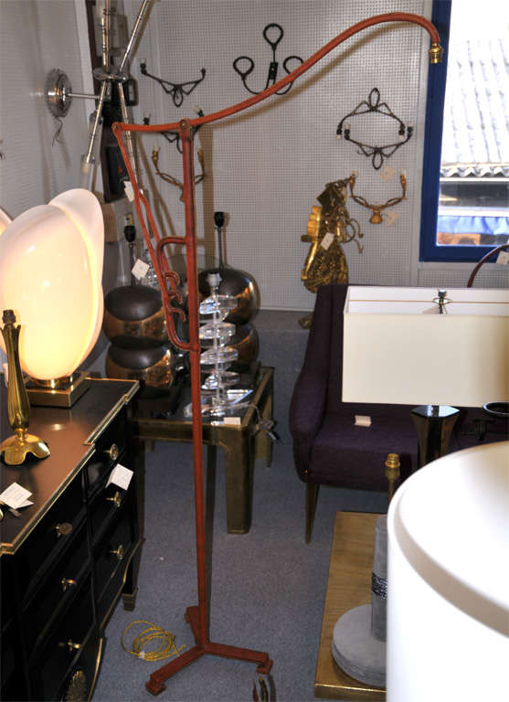 1950s Floor Lamp by Jacques Adnet