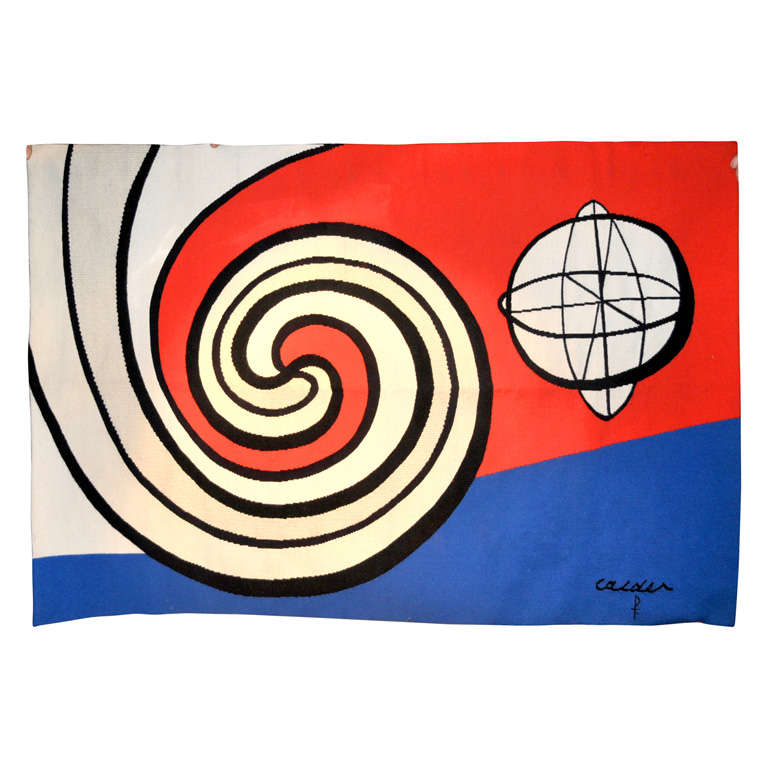 1976 Aubusson "Bicentennial Tapestry" by Alexander Calder For Sale at