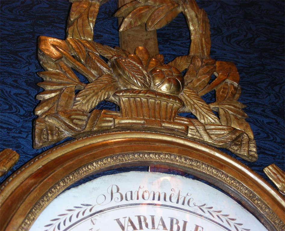 18th Century Louis XVI Period Barometer For Sale 2