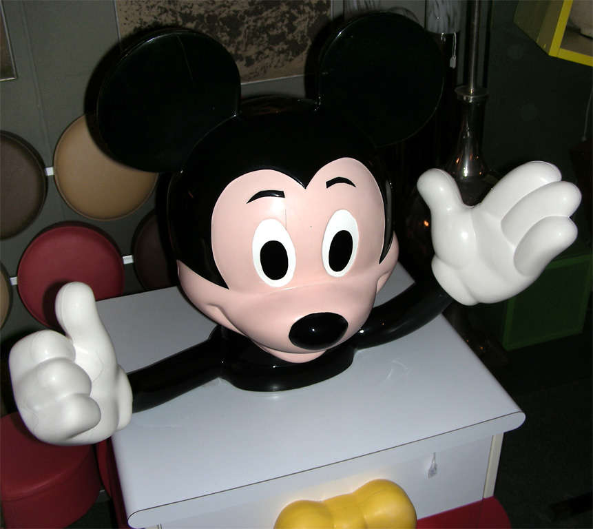 French 1980s Mickey Mouse Commode Edited by Starform