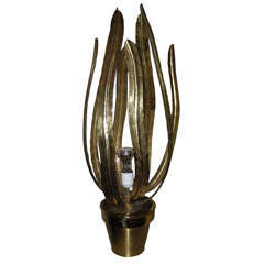 1970s Italian Succulent Plant Lamp by Roberto