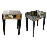 Pair of night tables .