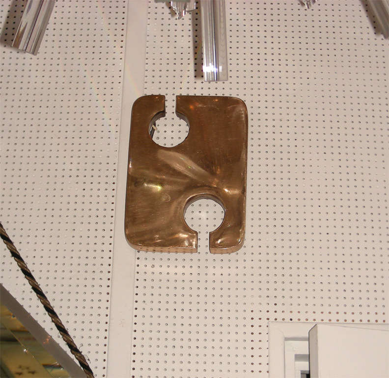 Two 1970s Bronze Sconces 1