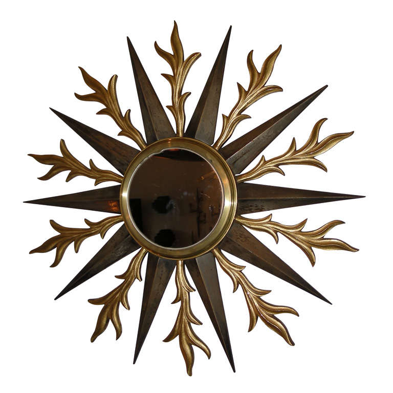1940s Sunburst Mirror