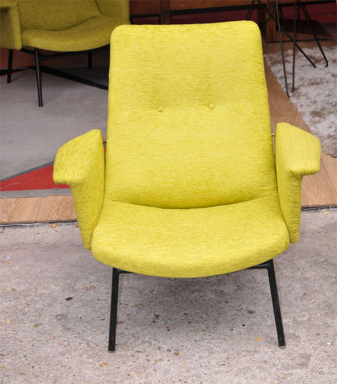 Mid-20th Century Two 1950s Armchairs by Pierre Guariche For Sale