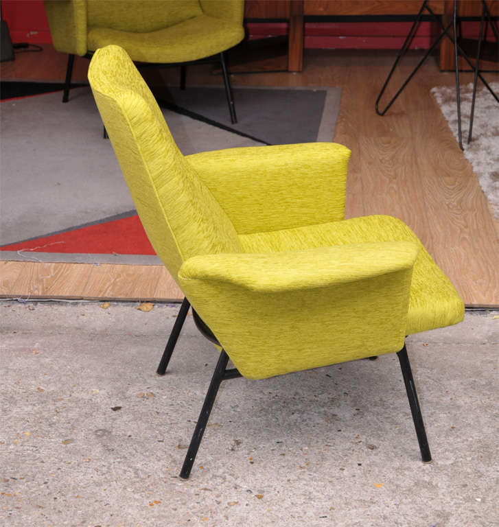 Two 1950s Armchairs by Pierre Guariche For Sale 1