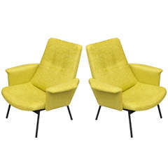 Two 1950s Armchairs by Pierre Guariche