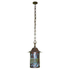 Antique Handsome Arts & Crafts Early 20th Century Lantern