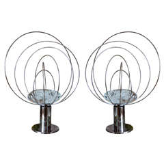 Pair of "Barnaba" Lamps, Angelo Brotto for Esperia