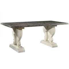Dining Room Table in Stone and Marble, circa 1930
