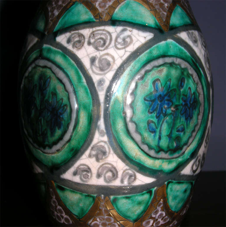 20th Century André Metthey Earthenware Vase Circa 1910
