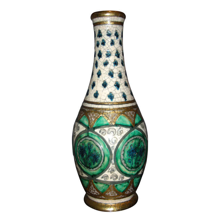 André Metthey Earthenware Vase Circa 1910