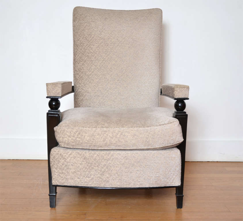 Aesthetic Movement Pair of Armchairs by Maison Dominique, 1947. For Sale