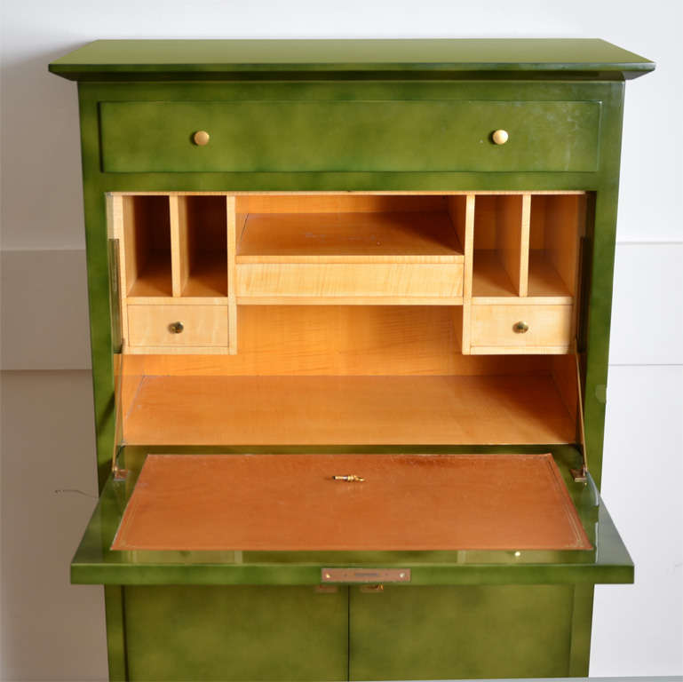 Mid-20th Century Lacquered Secretaire By Jules Leleu