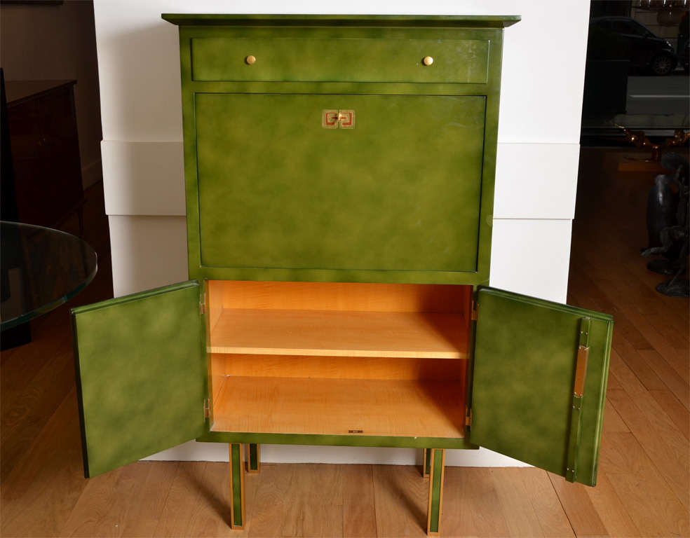 Lacquered Secretaire By Jules Leleu 2