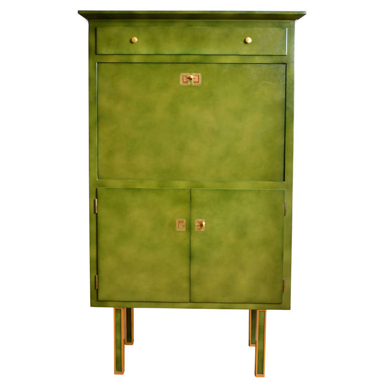 Lacquered Secretaire By Jules Leleu