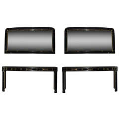 Huge Pair Of Consoles Table With His Mirrors . Huge Pair Of Consoles Table With His Mirrors .
