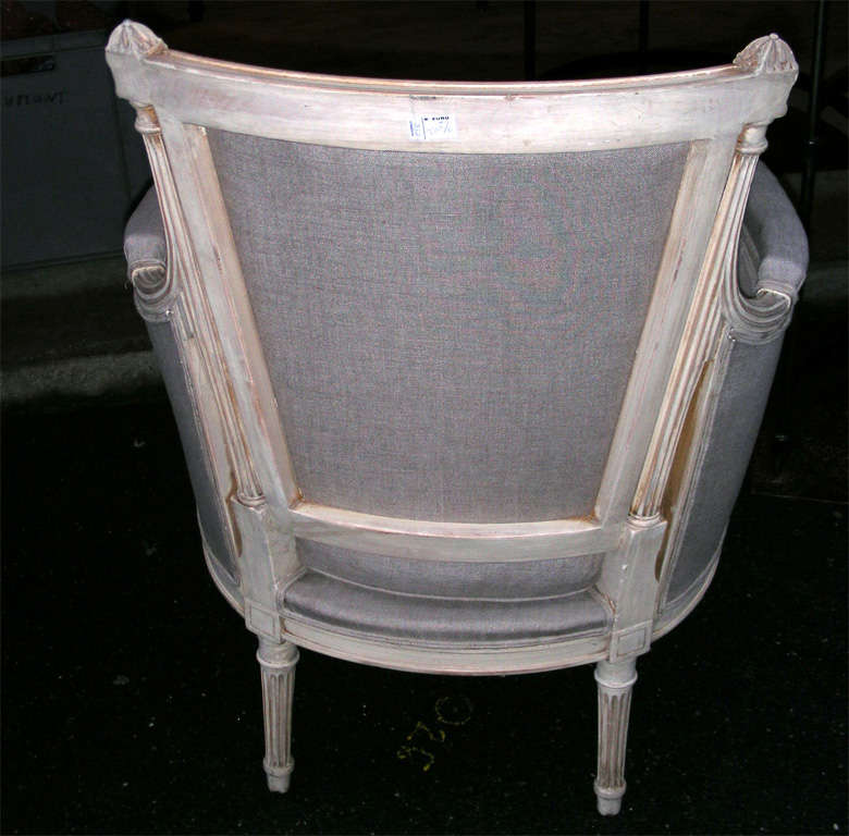 Wood Two 1900s Louis XVI Style Bergères For Sale