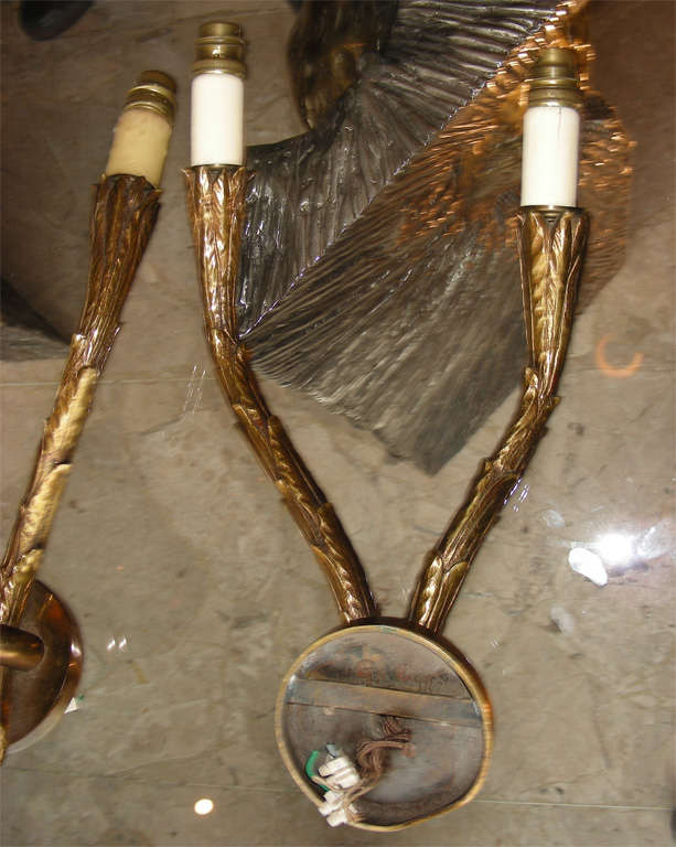 Dos candelabros de 1950-1960 de Maison Baguès en venta 1