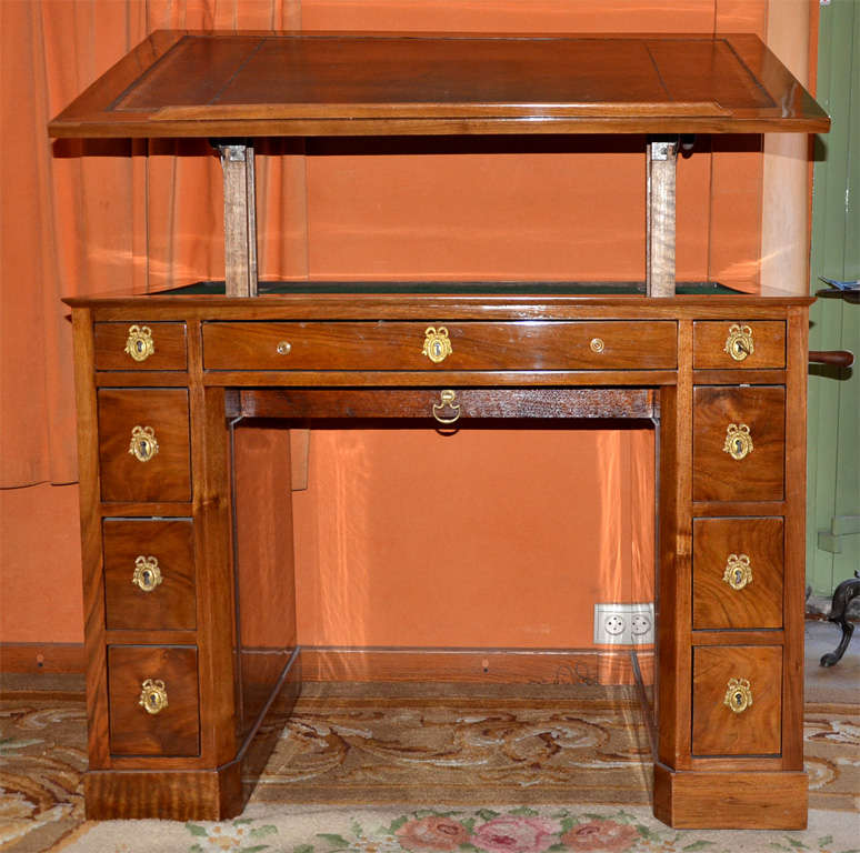 French Architect Table With Mechanism