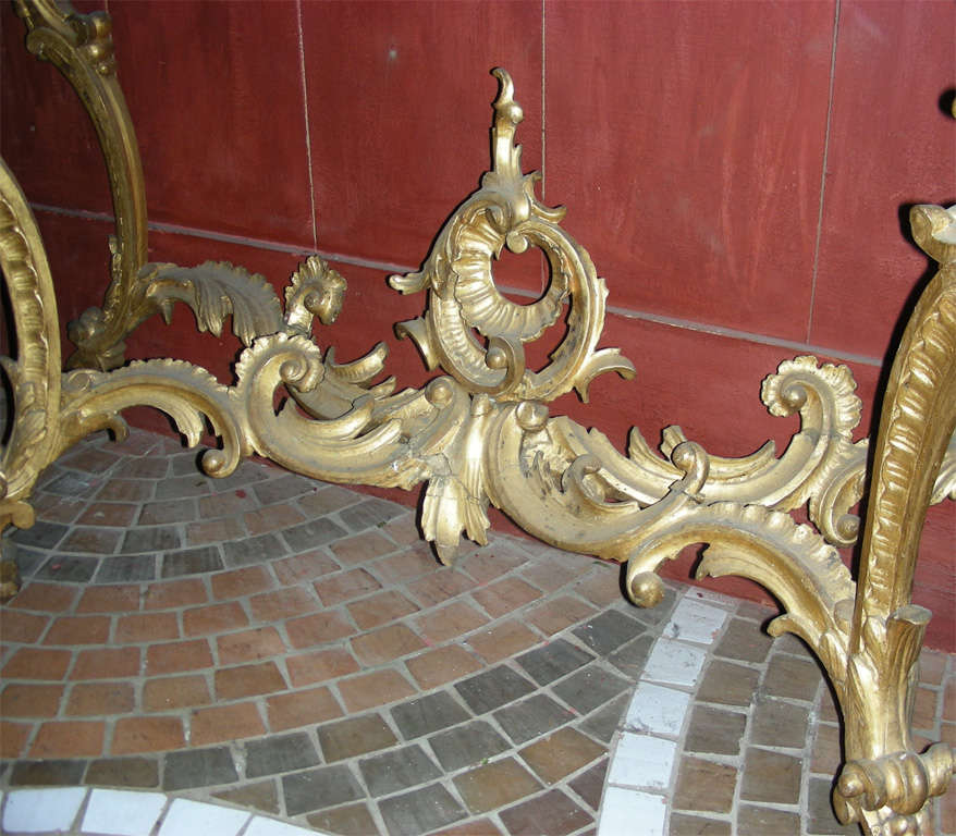  Venetian Baroque Style Console Table For Sale 2