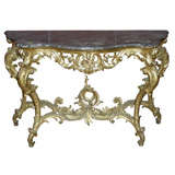  Venetian Baroque Style Console Table