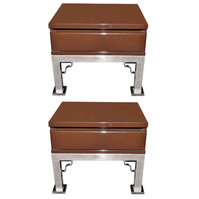 Two 1970s End Tables For Sale