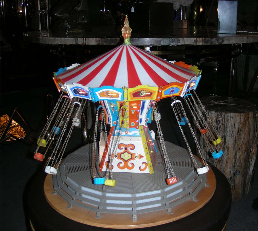 Plastic 1960s Electric Merry-Go-Round